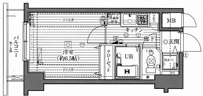 グランド・ガーラ西新宿ＥＡＳＴの図面１