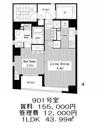 コートラクリア日本橋の図面１