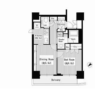 モアクレスト築地の図面１