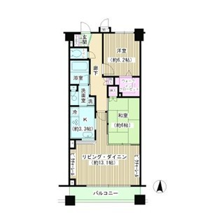 エス・バイ・エルマンション信濃町の図面１