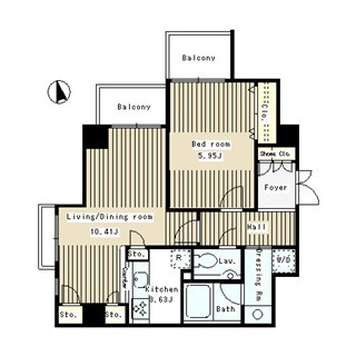 センプレ高輪の図面２