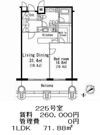 ラフィーヌ西新宿の図面２