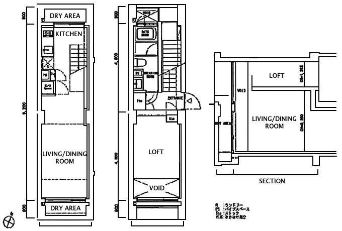 Ｍｏｄｅｌｉａ Ｂｒｕｔ都立大学の図面１
