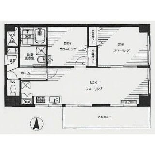 原宿第25宮廷マンションの図面２