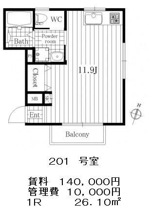 ジュネス赤坂の図面１