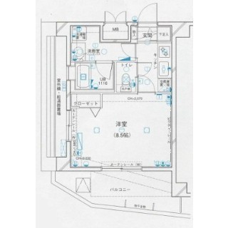パレステュディオ西新宿の図面３