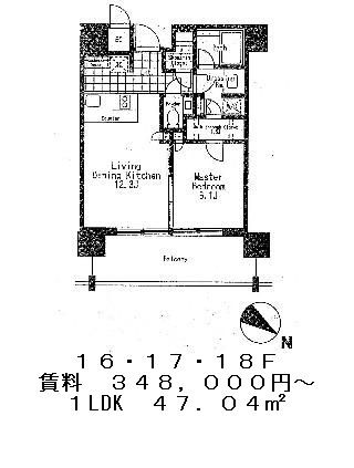 ザ・タワー芝浦の図面１