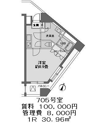 カスタリア大塚Ⅱの図面１