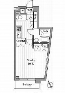 エスティメゾン目黒の図面２