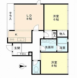 アールコート上野毛の図面２