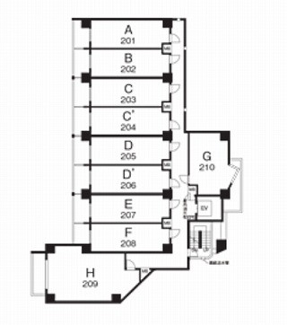 パークハビオ恵比寿の図面２