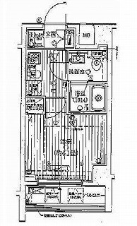 プレール・ドゥーク渋谷幡ヶ谷の図面３