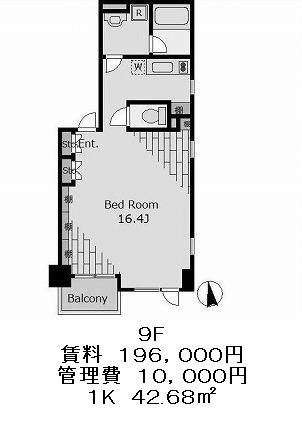 GRASSE（旧・フレッグ恵比寿）の図面２