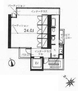 フレッグ恵比寿Wの図面２