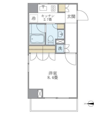 Ｂｒｉｌｌｉａ　ｉｓｔ　白金高輪701号室