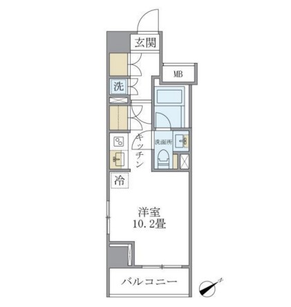 Ｂｒｉｌｌｉａ　ｉｓｔ　銀座東604号室の図面
