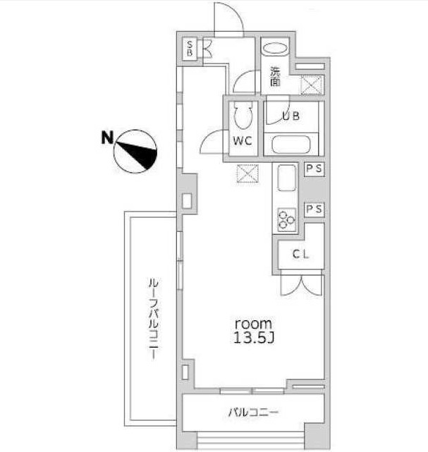 アパートメンツ目黒行人坂408号室の図面