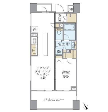 アパートメンツ三田201号室の図面