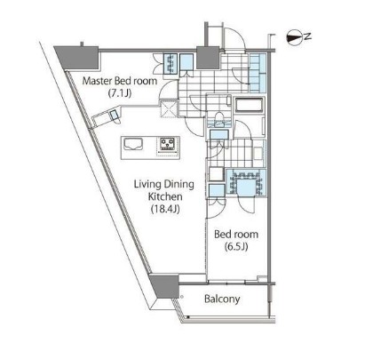 コンフォリア新宿イーストサイドタワー1106号室