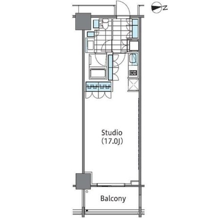 コンフォリア新宿イーストサイドタワー1426号室