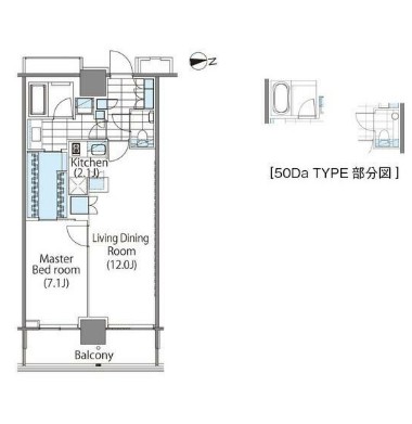 コンフォリア新宿イーストサイドタワー2014号室