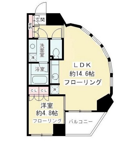 ニューシティアパートメンツ千駄ヶ谷Ⅱ1001号室の図面