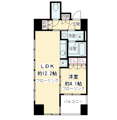 ニューシティアパートメンツ千駄ヶ谷Ⅱ1103号室の図面