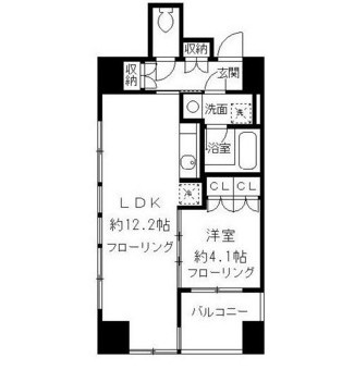 ニューシティアパートメンツ千駄ヶ谷Ⅱ603号室の図面