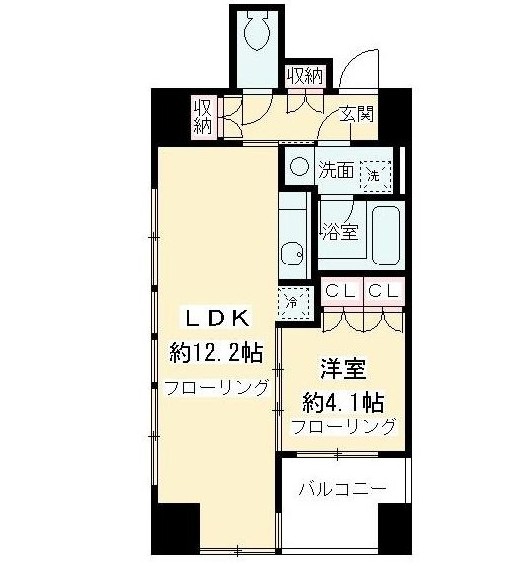 ニューシティアパートメンツ千駄ヶ谷Ⅱ803号室の図面