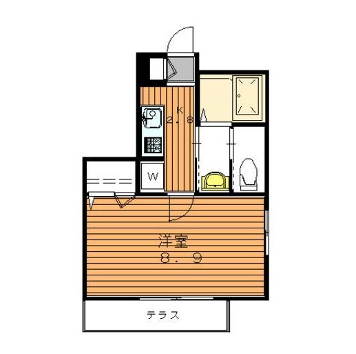 メゾン奈良101号室の図面