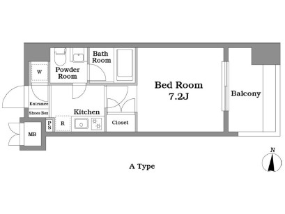 パシフィックレジデンス芝一丁目1302号室の図面
