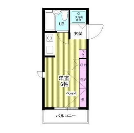 プラティーク笹塚503号室の図面