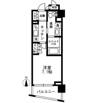 レジディア中落合Ａ208号室