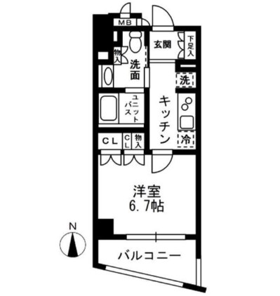 レジディア中落合Ａ309号室