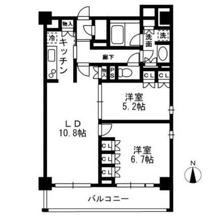 レジディア中落合B701号室