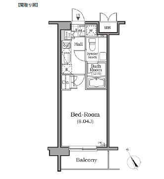 レジディア用賀205号室