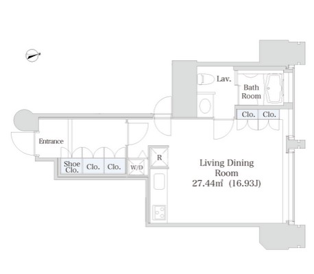 ラ・トゥール千代田3112号室の図面