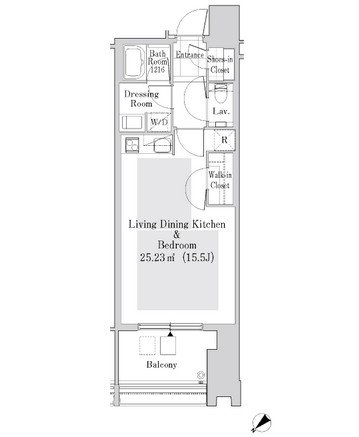 ラ・トゥール新宿ガーデン2924号室の図面
