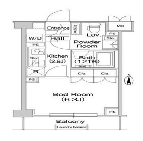 コンフォリア駒場137号室の図面