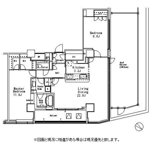 ＭＦＰＲ目黒タワー2004号室の図面