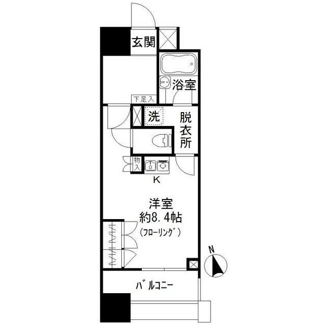 ファミール新宿グランスイートタワー209号室の図面