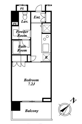 ＫＤＸレジデンス白金Ⅱ502号室の図面