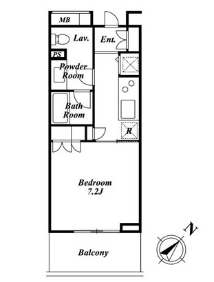 ＫＤＸレジデンス白金Ⅱ804号室の図面