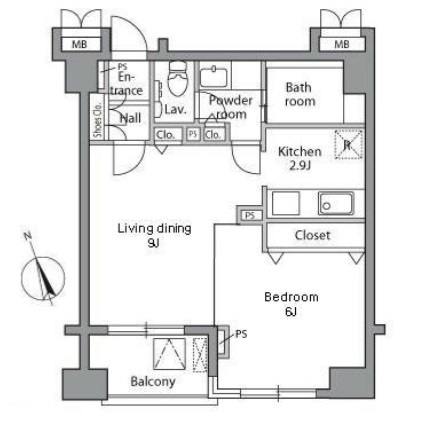 レジディア自由が丘404号室