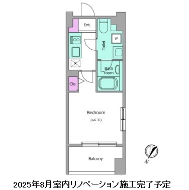 レジディア築地601号室