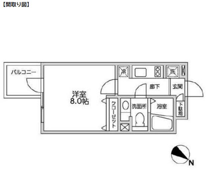 レジディア西新宿Ⅱ304号室