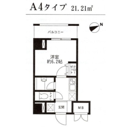 レジディア東品川104号室