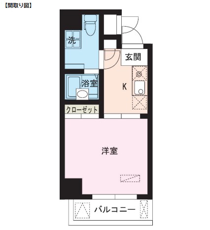 レジディア大井町1204号室の図面