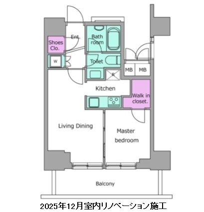 レジディアタワー目黒不動前711号室