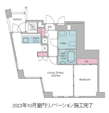 レジディアタワー乃木坂604号室